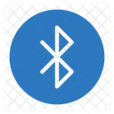 Bluetooth Zeichen Schaltflache Symbol