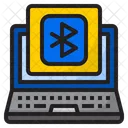 Bluetooth Laptop Communication Icon