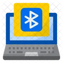 Bluetooth Laptop Communication Icon