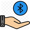 Bluetooth Wireless Finger Icon