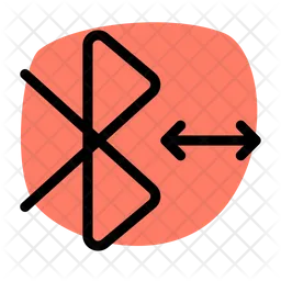 Bluetooth Data Transfered  Icon