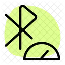 Bluetooth-Geschwindigkeit  Symbol