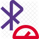 Bluetooth-Geschwindigkeit  Symbol