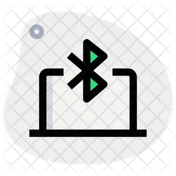 Bluetooth-Laptop  Symbol