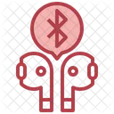 Bluetooth-Ohrhörer  Symbol