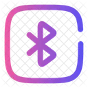 Bluetooth-Quadrat  Symbol