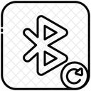 블루투스 새로 고침  아이콘