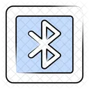 Bluetooth Sign Data Transfer Connection Icon