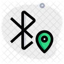 Bluetooth-Standort  Symbol