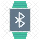 Bluetooth-verbundene Uhr  Symbol