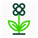 Blühende Blumen  Symbol