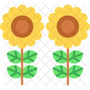 Blume Neonschilder Blumen Icon