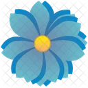 Blau Fruhling Flora Symbol