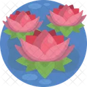 Natur Blumen Wasser Icon