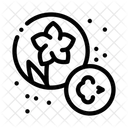 Blumenallergie  Symbol