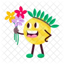 Blumen Emoji Blumen Glucklich Symbol