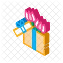 Blume Geschenk Box Symbol