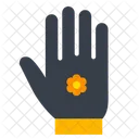 Blumenhand  Symbol