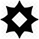 Blumenmuster Blumendesign Spirituelles Symbol Symbol