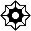 Blumenmuster Blumendesign Spirituelles Symbol Symbol