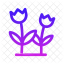 Blumenpflanzen  Symbol