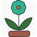 Blumenrechen Gartengerat Pflanzenrechen Icon