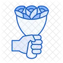 Blumenstrauss Blumenstrauss Blumen Schenken Symbol