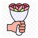 Blumenstrauss Blumenstrauss Blumen Schenken Symbol