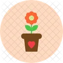 Blumentopf  Symbol