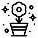 Blumentopf  Symbol