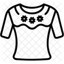 Bluse Hemd Damenoberteil Symbol
