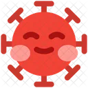Blush Coronavirus Emoji Coronavirus Icon