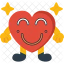 Blush Heart Blush Shy Icon