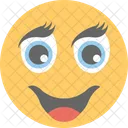 Blushing Emoji Icon