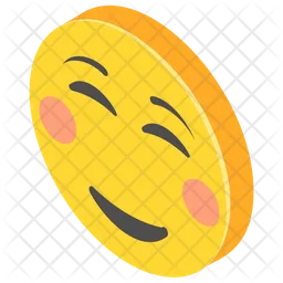 Blushing Smiley Emoji Icon