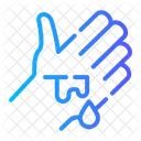 Blut Hand Angst Symbol
