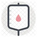 Blut Flasche Blutbank Symbol