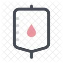 Blut Flasche Blutbank Symbol