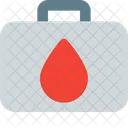 Blut Koffer  Symbol