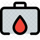 Blut Koffer  Symbol