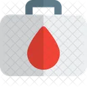 Blut Koffer  Symbol