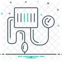 Blutdruckmessgerat Hypertonie Manometer Symbol