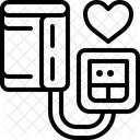 Blutdruckmessgerät  Symbol
