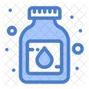 Blutflasche Medizinflasche Blut Symbol