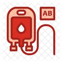 Blutgruppe AB  Symbol