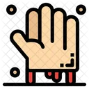 Blutige Hand  Symbol