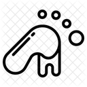 Blutiger Fussabdruck Icon