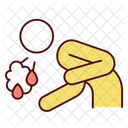 Blut Husten Husten Blut Icon