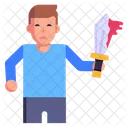 Blutiges Messer  Symbol