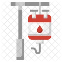 Bluttransfusion Blutspende Blutuntersuchung Symbol